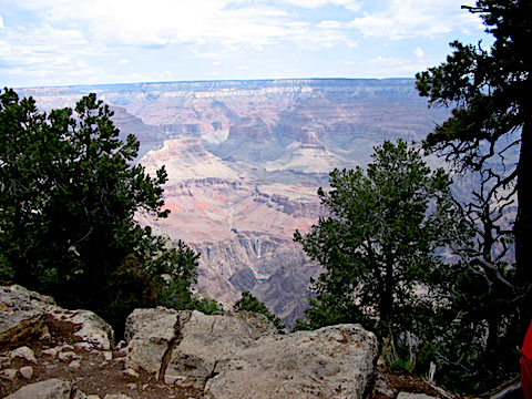 The Grand Canyon and the river at its bottom