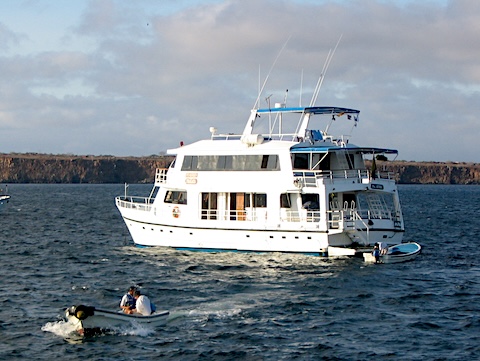 La Fragata and a panga