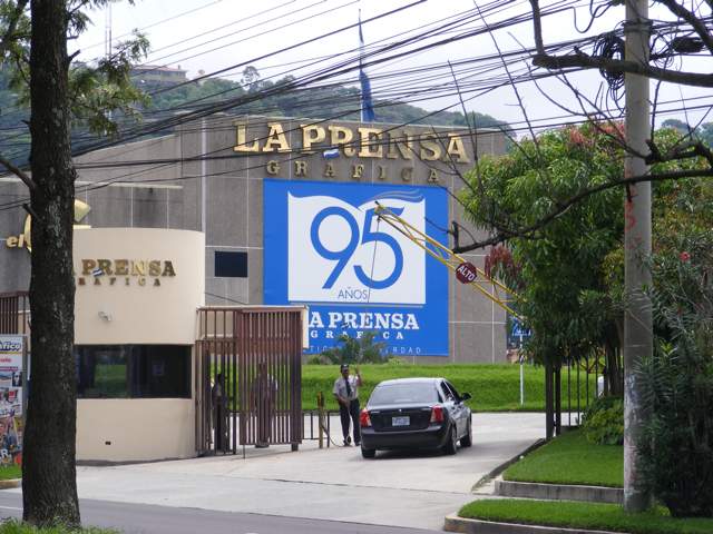 Facilities of the Salvadoran newspaper, La Prensa.