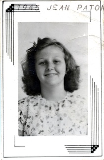 1945 school photo of Jean Paton